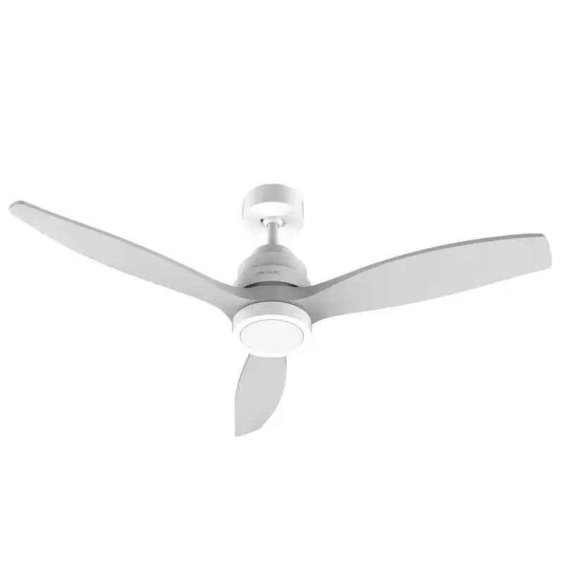 Cecotec EnergySilence Aero 5200 White Design Ventilador de Techo con Luz LED y Mando 40W Blanco