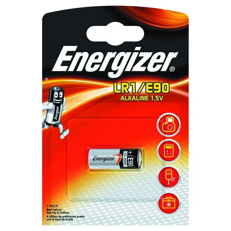 Energizer Pila Alcalina LR1/E90 1.5V