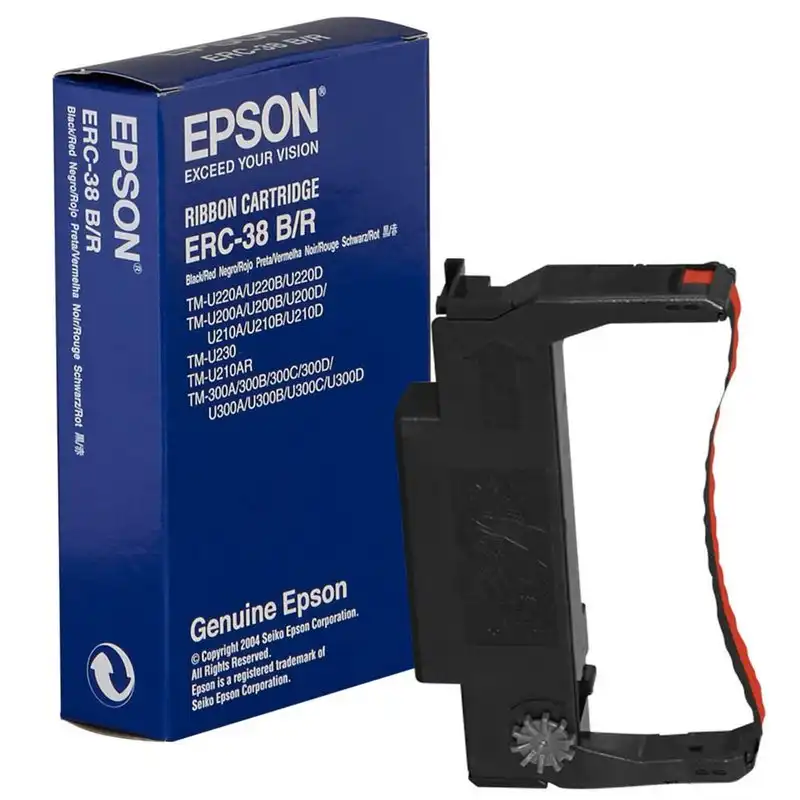 Epson ERC-38 Cinta Matricial para Impresoras Epson Bicolor