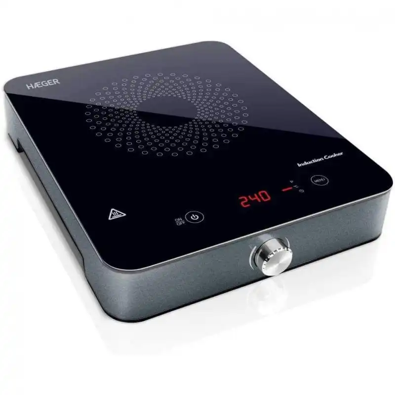 Haeger Induction Plus Placa de Inducción Portátil 2000W