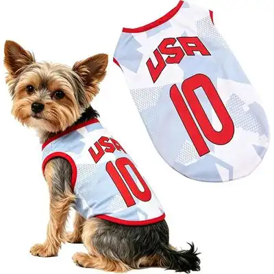 HausPets Camiseta de fútbol para perros - EE. UU - EE. UU.-3XL - HausPets - Comparador de precios
