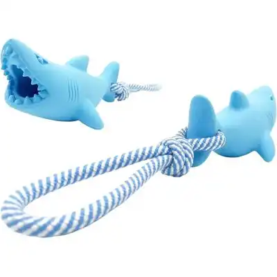HausPets Cuerda masticable indestructible: limpieza dental, ideal viajes - Azul - HausPets - Comparador de precios