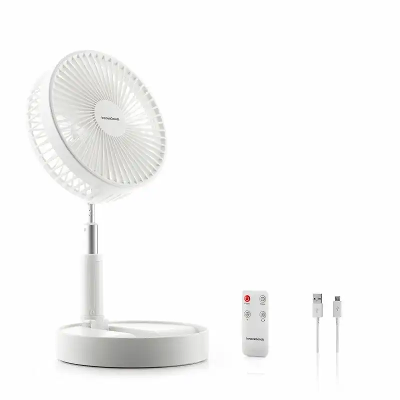 Innovagoods Fandle Ventilador Recargable Plegable 3 en 1 7200mAh