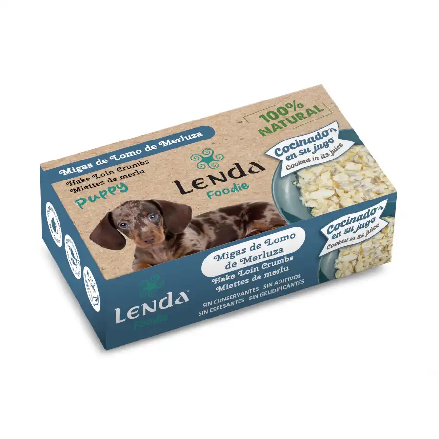 Lenda Lata migas de Merluza para cachorros - 120 g - Lenda - Comparador de precios