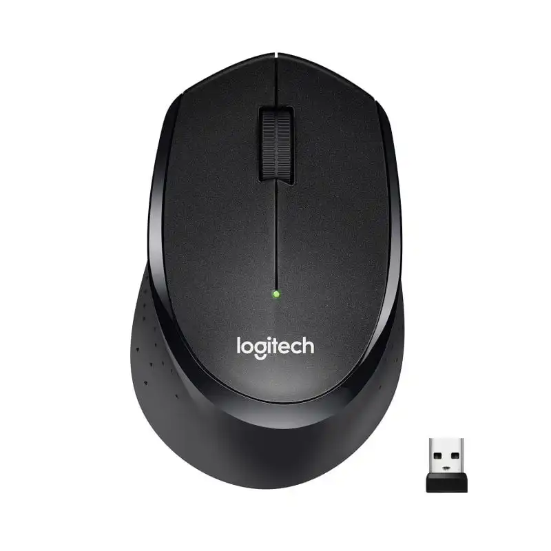 Logitech M330 Silent Plus Ratón Inalámbrico Negro 1000DPI