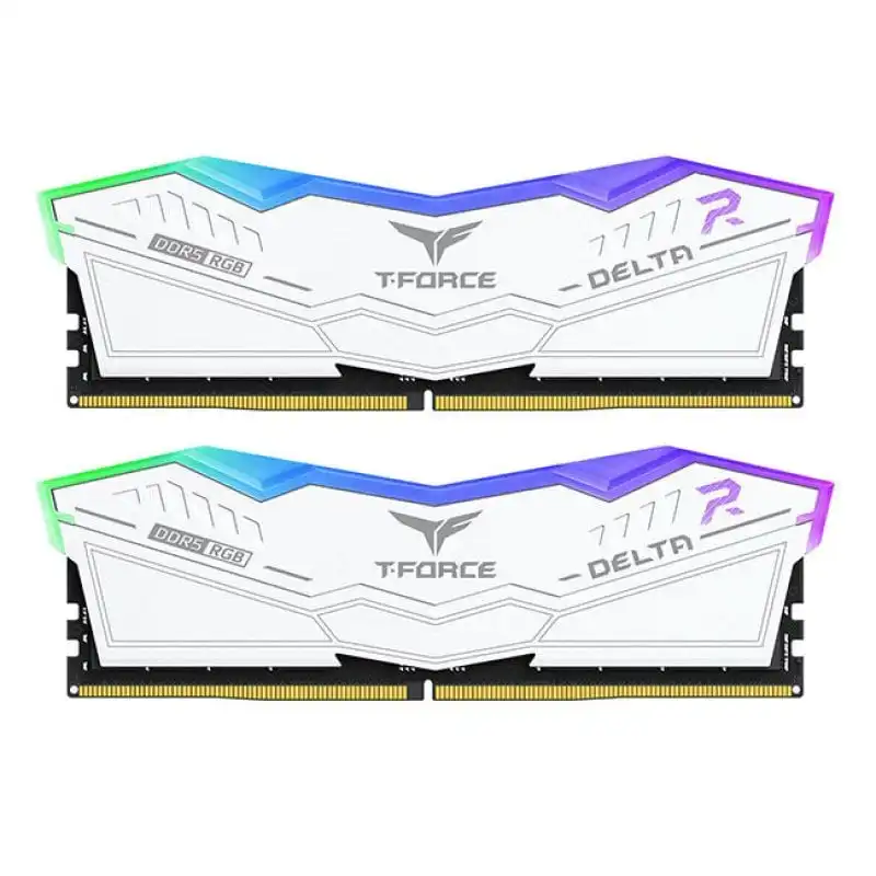 Team Group Delta White RGB DDR5 6400MHz 32GB 2x16GB CL40