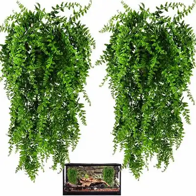 ZooVenture Plantas para reptiles - 2 piezas, 78 cm, acuario - Plástico - Zooventure - Comparador de precios