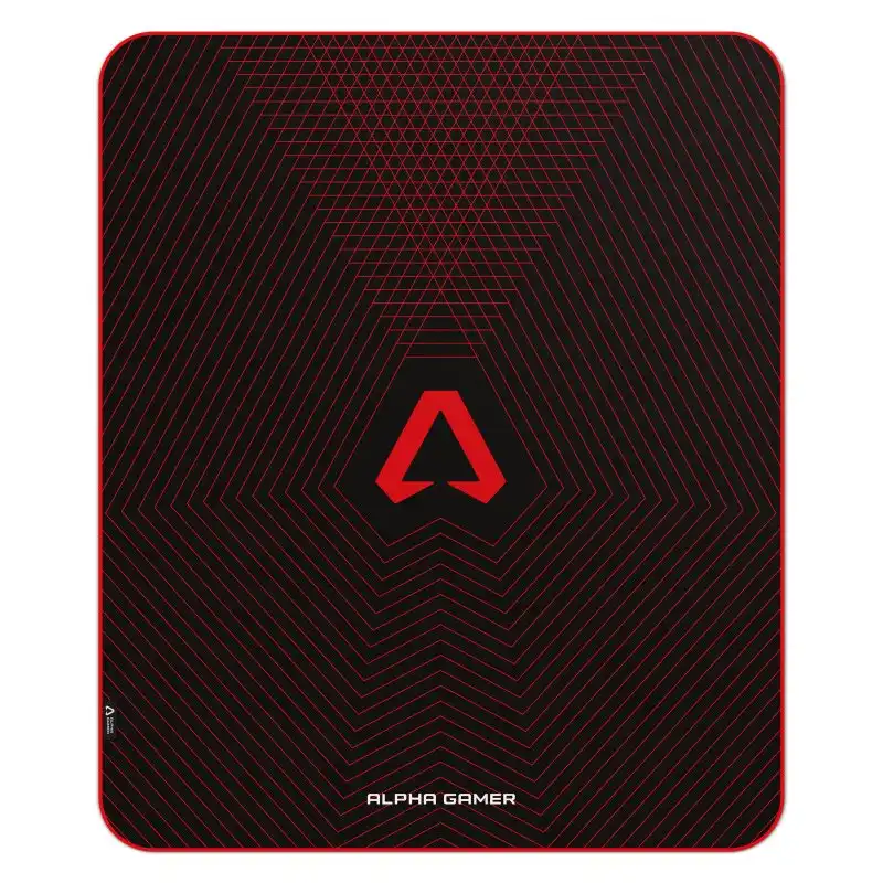 Alpha Gamer Kadran Grid Alfombrilla para Silla Gaming Rojo