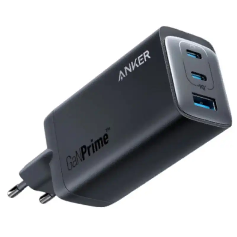 Anker Prime Wall Charger Cargador 3 Puertos USB/USB-C 120W Negro