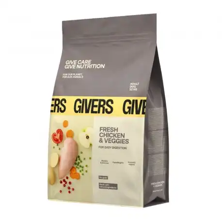 Givers Pienso Natural Para Perros de Razas Medianas y Grandes con Pollo, 3 Kg - Givers - Comparador de precios