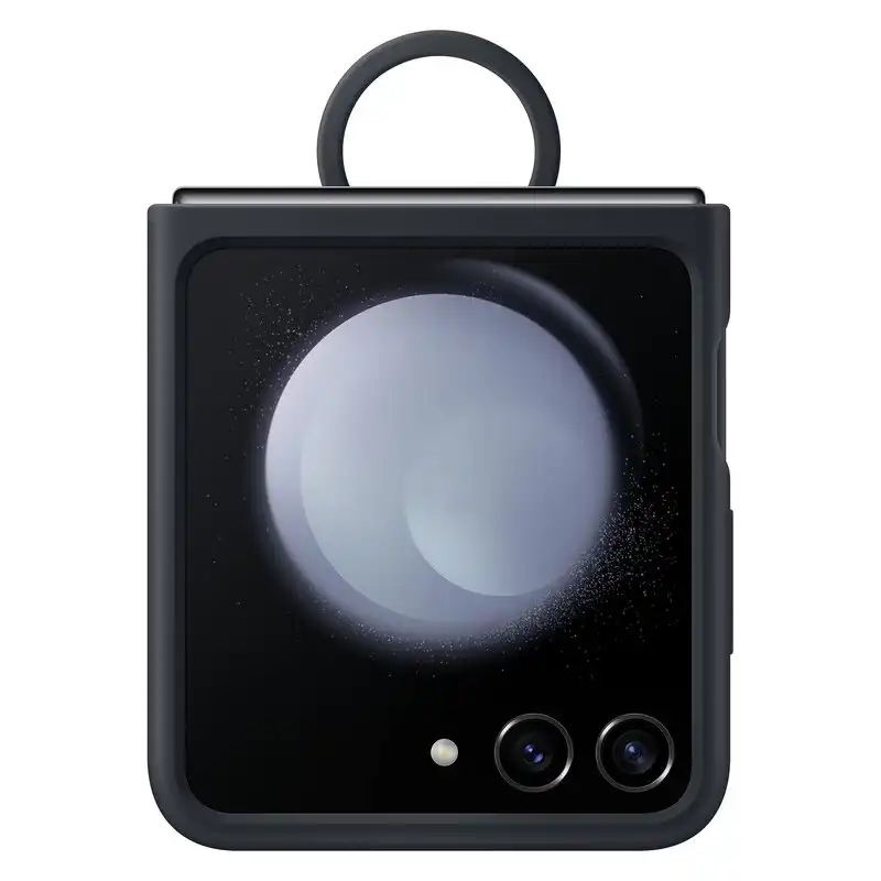 Samsung Funda de Silicona con Anillo Indigo para Galazy Z Flip5