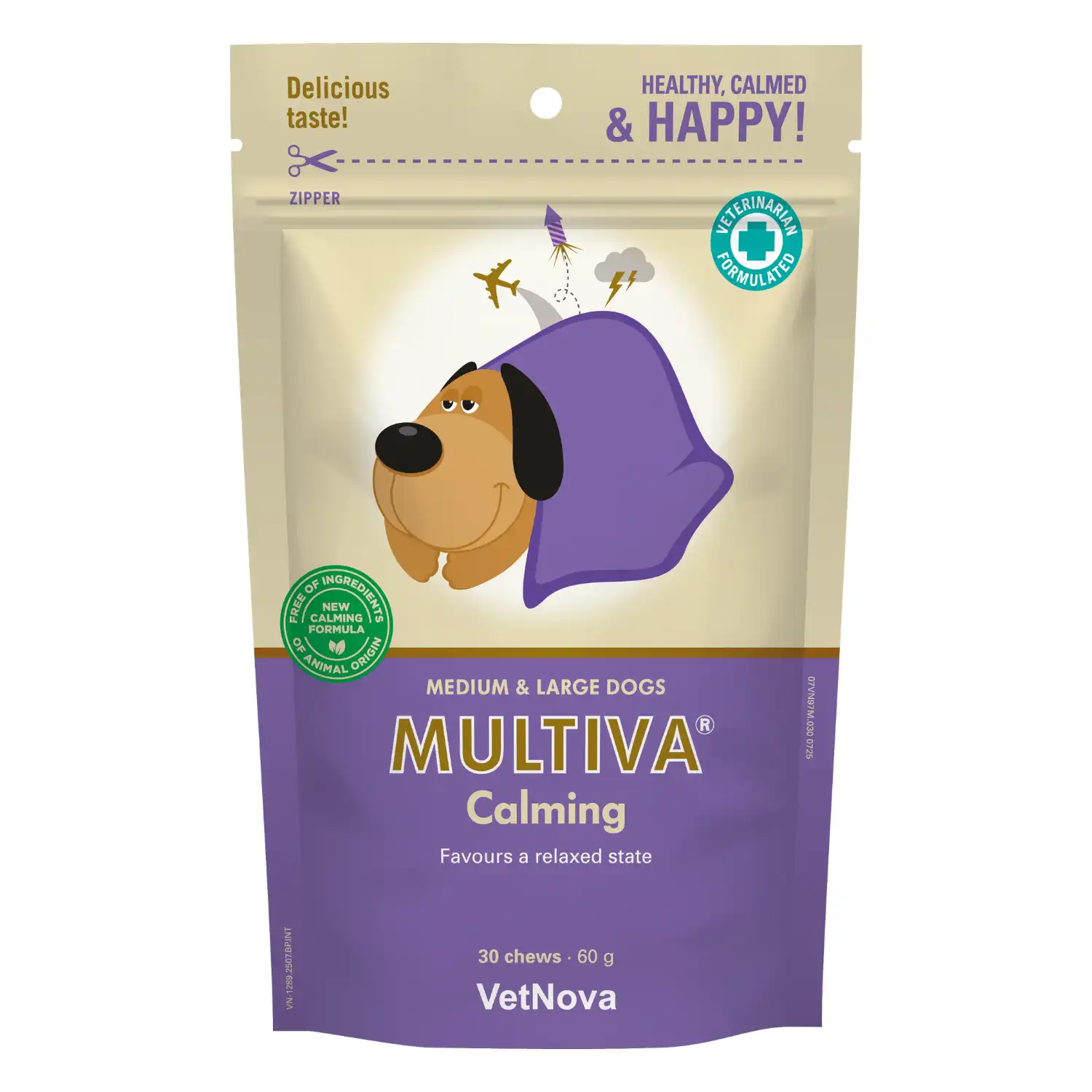 Vetnova Multiva Calming Medium & Large Suplemento para perros - 10 uds. - VetNova - Comparador de precios