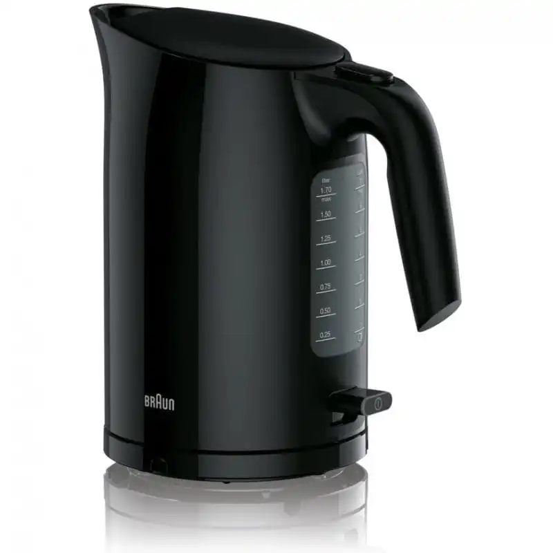 Braun PurEase WK 3110 BK Hervidor de Agua 1.7L 3000W Negro