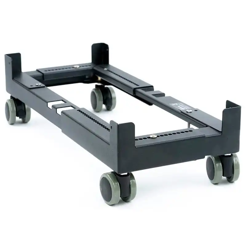 Donkey Pc Soporte para CPU Bajo Mesa con Ruedas Máx.65Kg Acero Negro