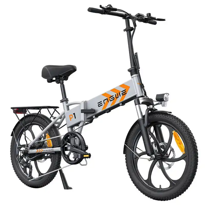 ENGWE P1 Bicicleta Eléctrica Plegable 20" 250W Plata
