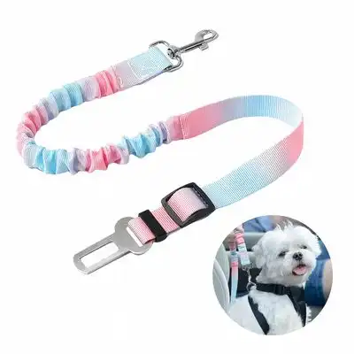 FurryFusion Arnés de seguridad para perros Furry Fusion Gradient para coche - Degradado rosa-azul - Furry Fusion - Comparador de precios