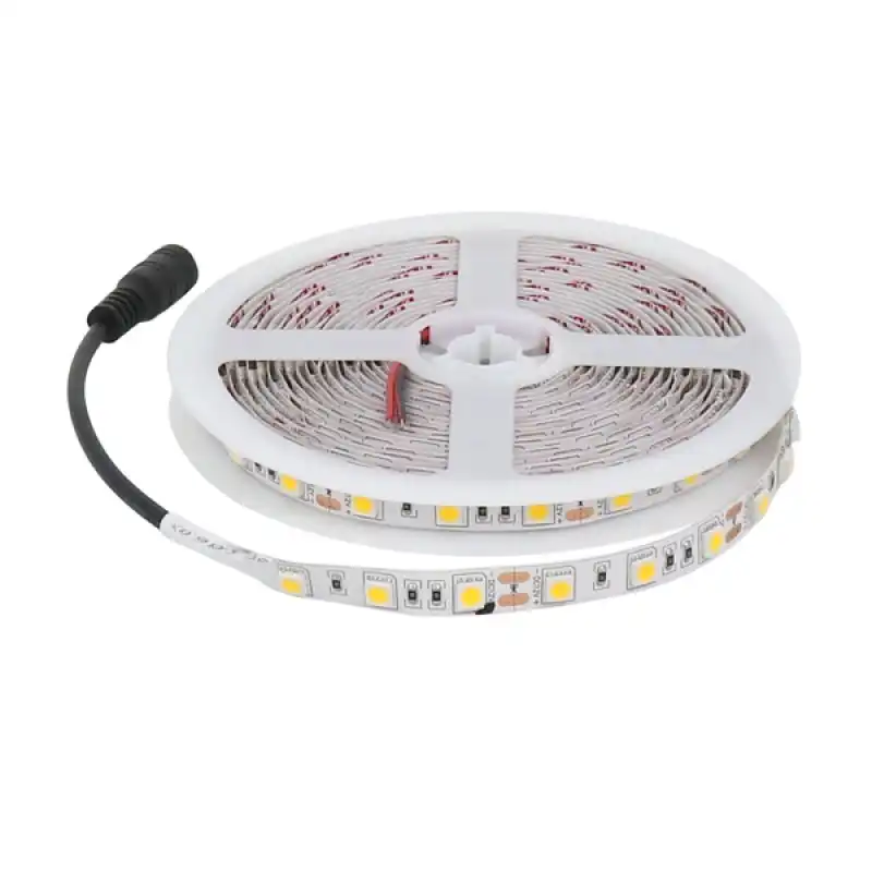 IluminaShop Tira LED 72W 12V SMD5050 60 LED/m 14.4W/m IP20 5m Blanco Neutro 4500K