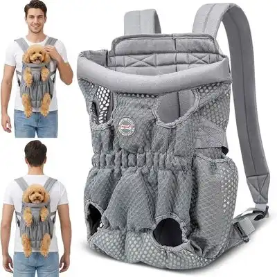 MCBOSON Mochila transportadora para perros de color gris plateado - 1 artículo - Mcboson - Comparador de precios