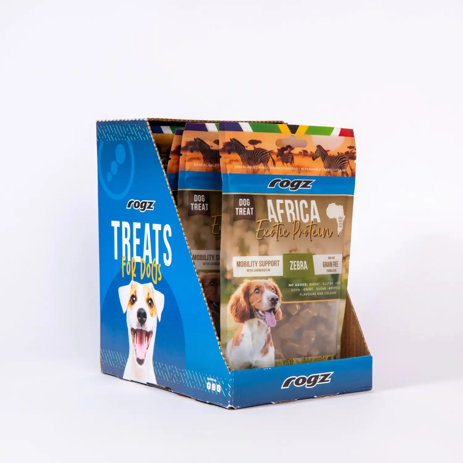 Rogz Snack Articular Cebra para Perros - 600 g - Rogz - Comparador de precios