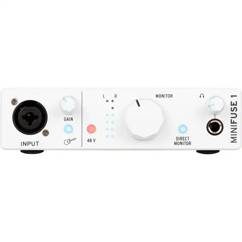 Arturia MiniFuse 1 Interfaz de Audio USB Compacta Blanca