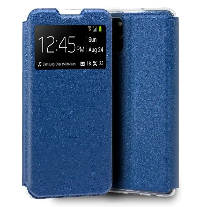 Cool Funda Flip Cover Lite Liso Azul para Samsung N770 Galaxy Note 10 Lite