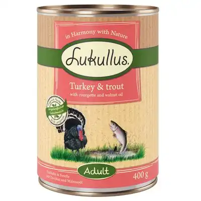 Lukullus pavo y trucha - 6 x 400 g - Lukullus - Comparador de precios