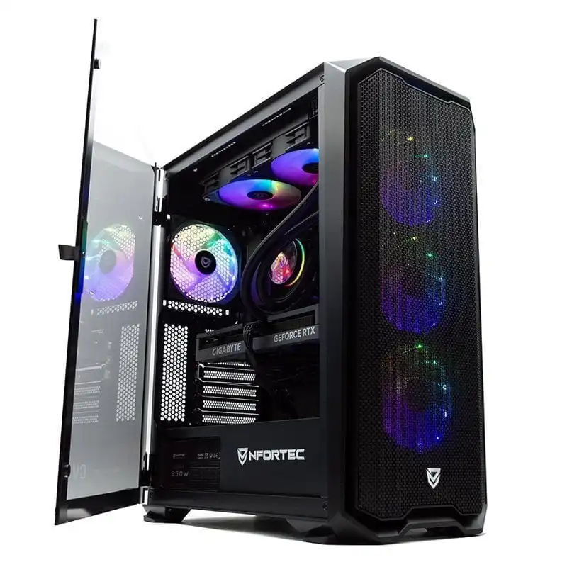 Nfortec Titan AMD Ryzen 7 5800X / 32GB / 1TB SSD / RTX 4060Ti + Alfombrilla Gaming KAUS X