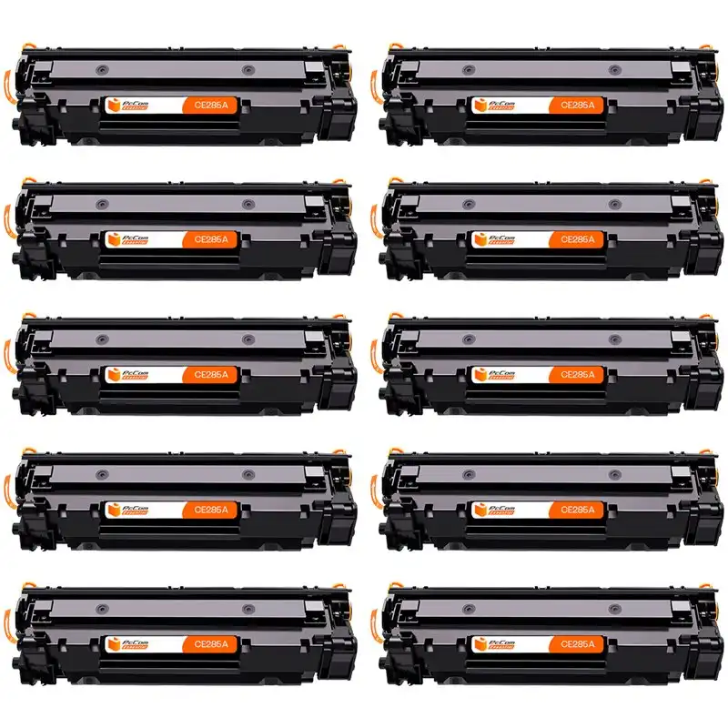 Pccom Essential HP CE285a/CE278a/CB435a/CB436a Tóner Compatible Negro Pack 10