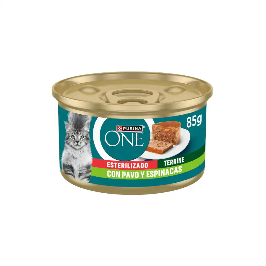 Purina ONE Esterilizado Pavo Y Espinacas para gatos - 85 g - Purina One - Comparador de precios