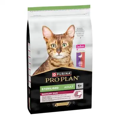 PURINA PRO PLAN Sterilised Adult Savoury Duo pato e hígado - 10 kg - Pro Plan - Comparador de precios