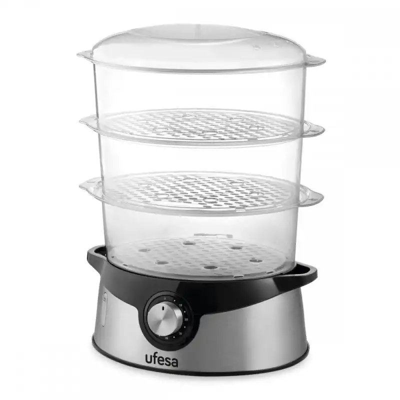 Ufesa CV4000 Vaporino Vaporera 9L 1700W Negro/Inox