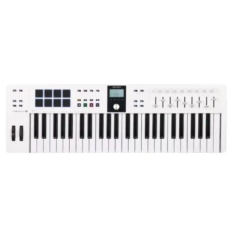 Arturia KeyLab Essential 49 MK3 Controlador MIDI Universal Blanco