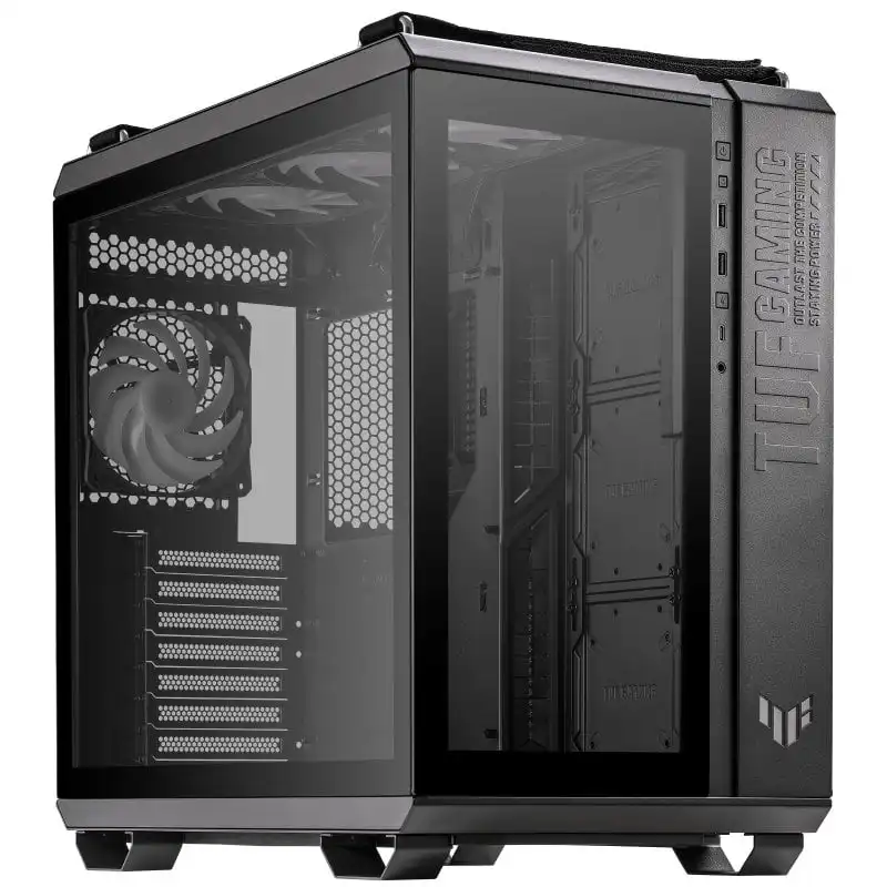 ASUS TUF Gaming GT502 PLUS Midi Tower ATX Doble Cristal Templado USB-C Negra
