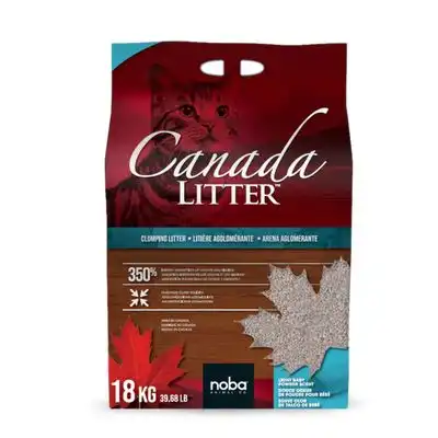Canada Litter con olor a talco arena aglomerante para gatos - 18 kg - Canada Litter - Comparador de precios
