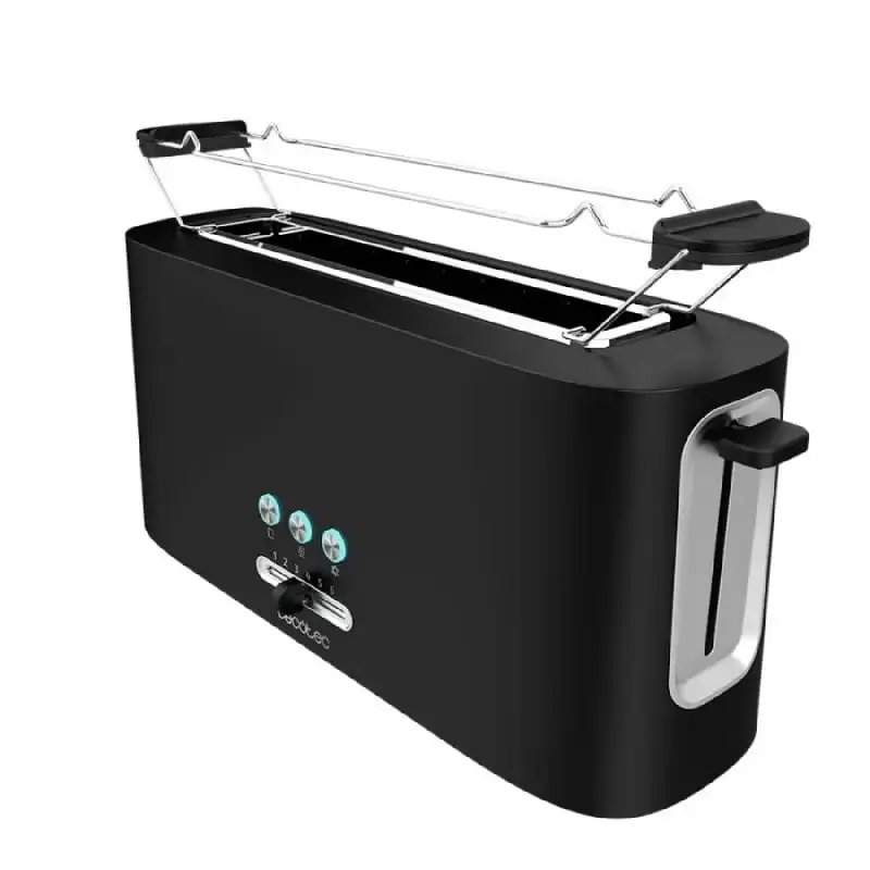 Cecotec Toast&Taste 10000 Extra Tostador 1 Rebanada 980W Negro