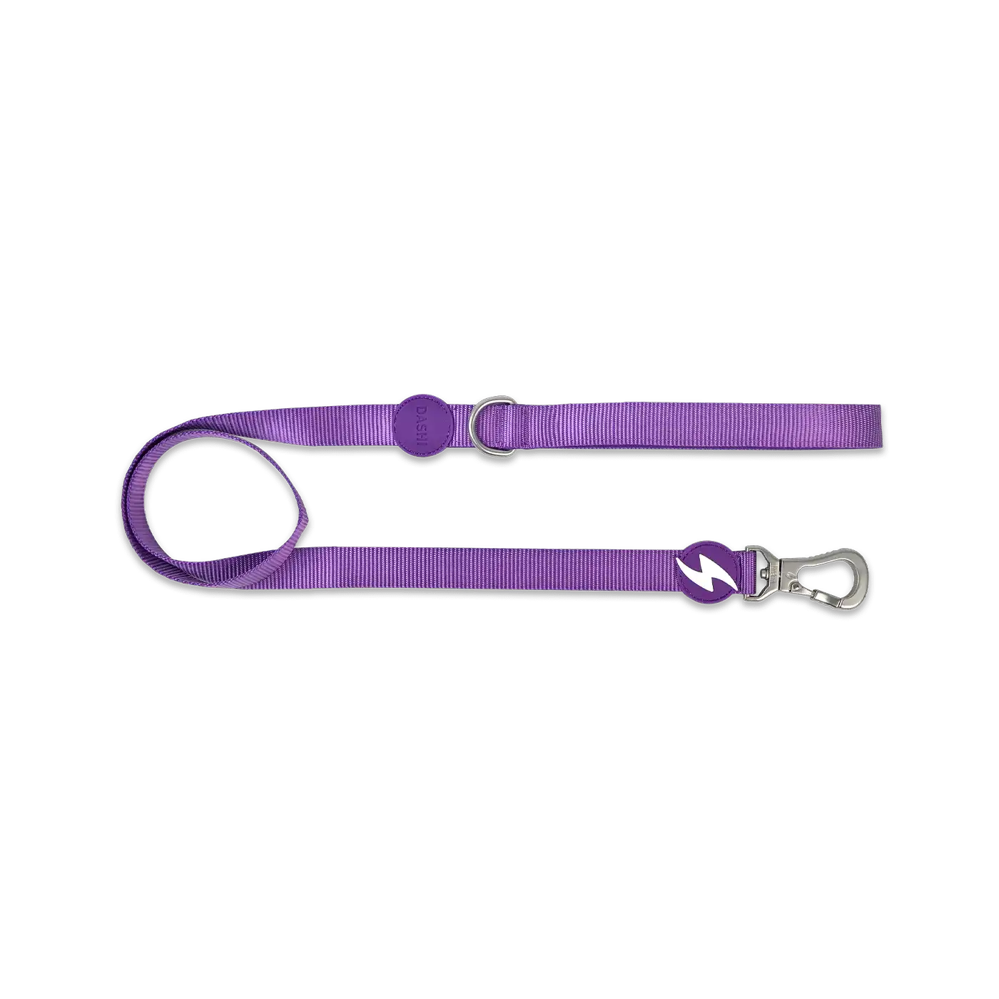Dashi correa de nylon púrpura para perros