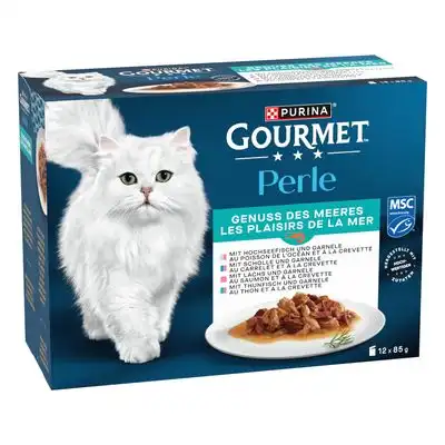 Gourmet Perle Selección Variada 12 x 85 g - Delicias del mar (4 variedades) - Gourmet - Comparador de precios