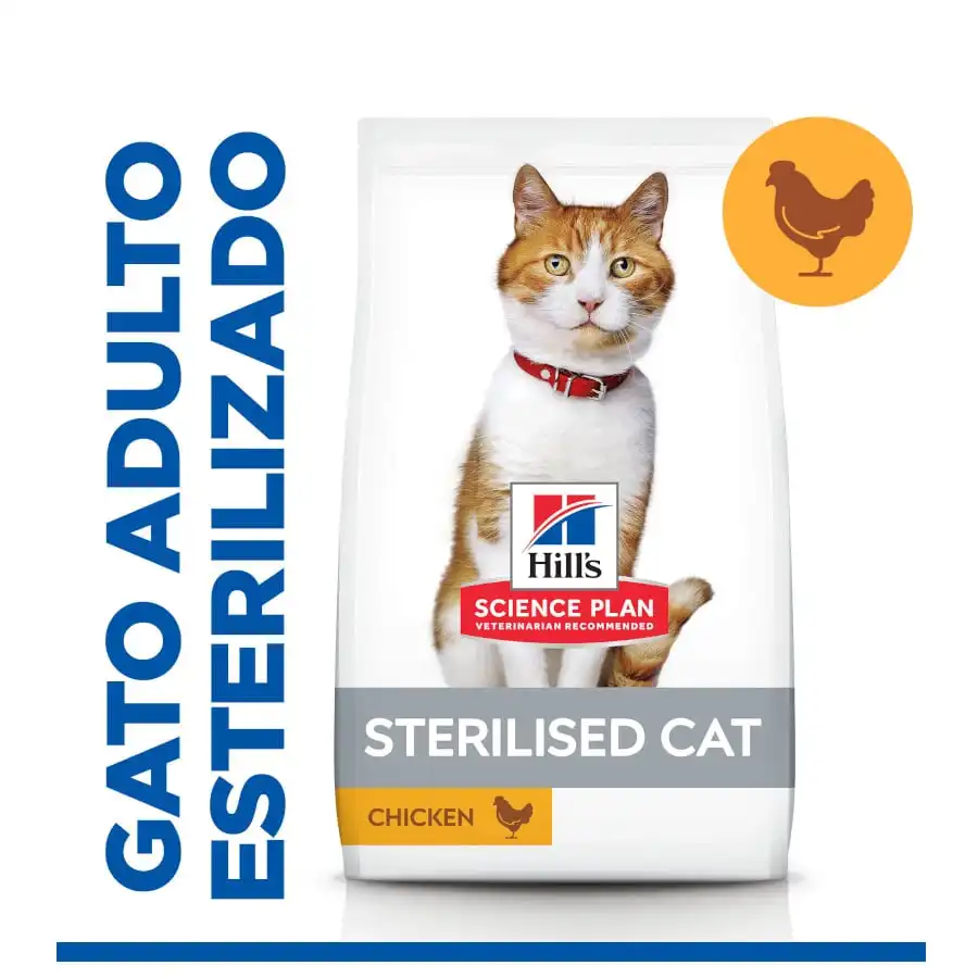 Hill's Science Plan Sterilised Adult Pollo pienso para gatos - Hills - Comparador de precios