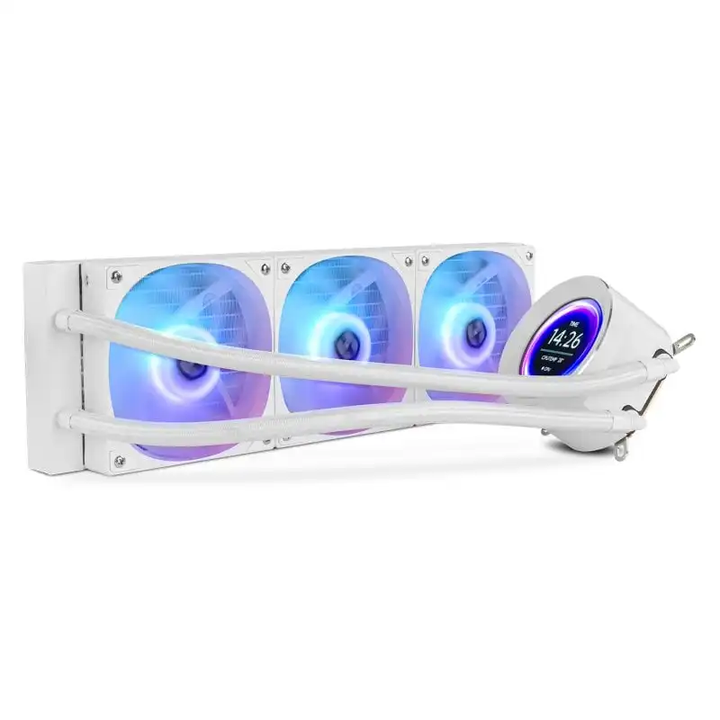 Nox Hummer X-360 LCD Kit Refrigeración Líquida 360mm Blanco