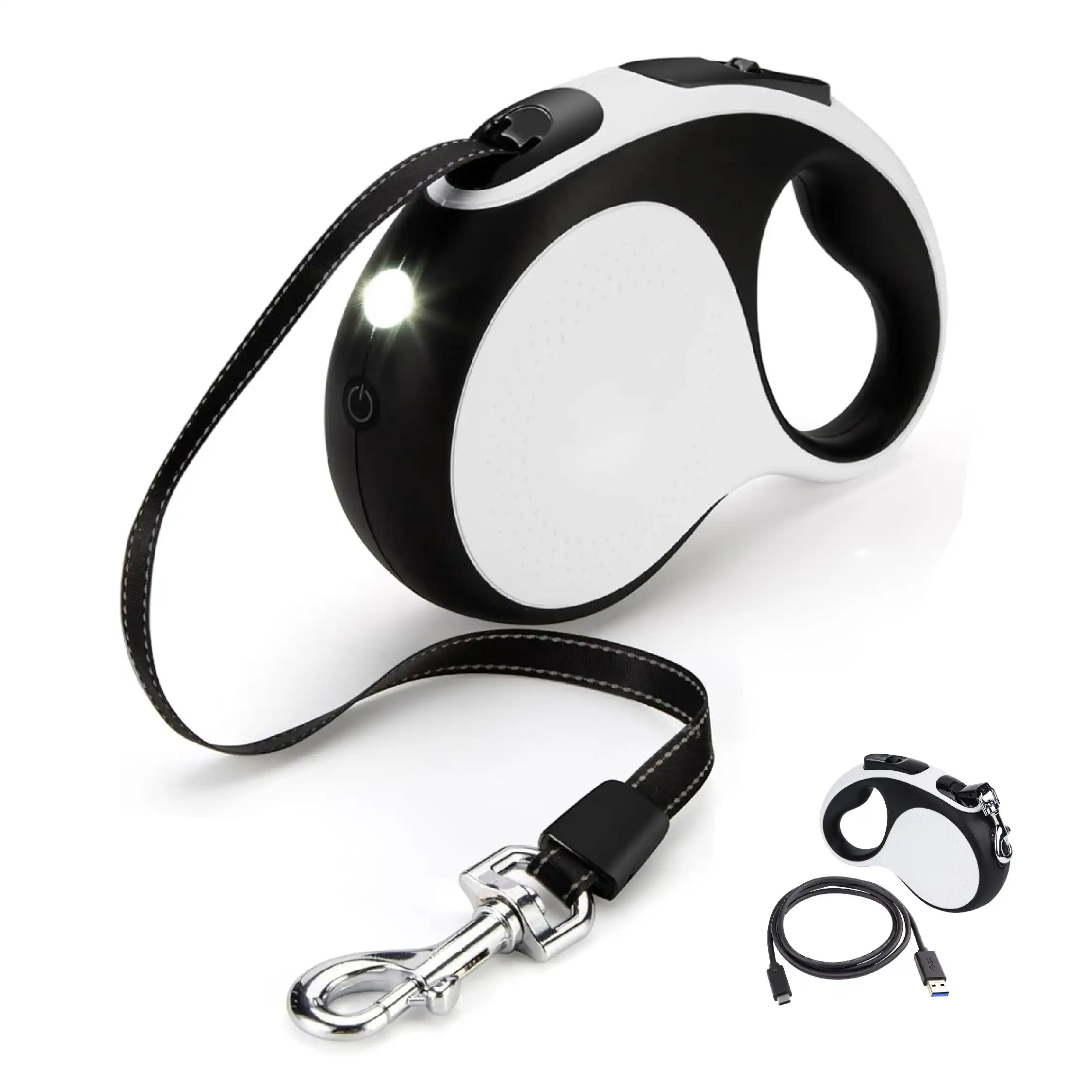 TheKingPet Correa Extensible Recargable para perros - 19 cm x 12 x 4 cm - TheKingPet - Comparador de precios