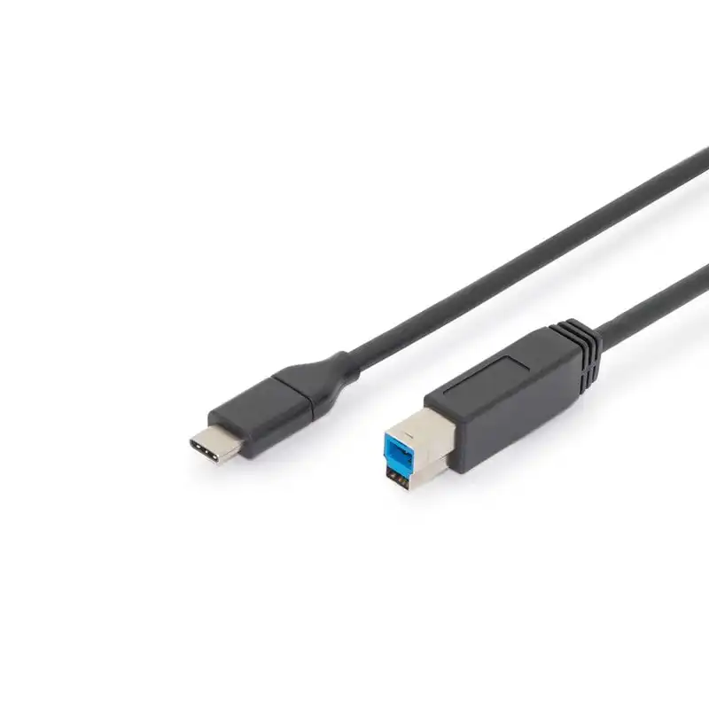 Digitus Cable USB-C a USB-B Macho/Macho1.8m Negro