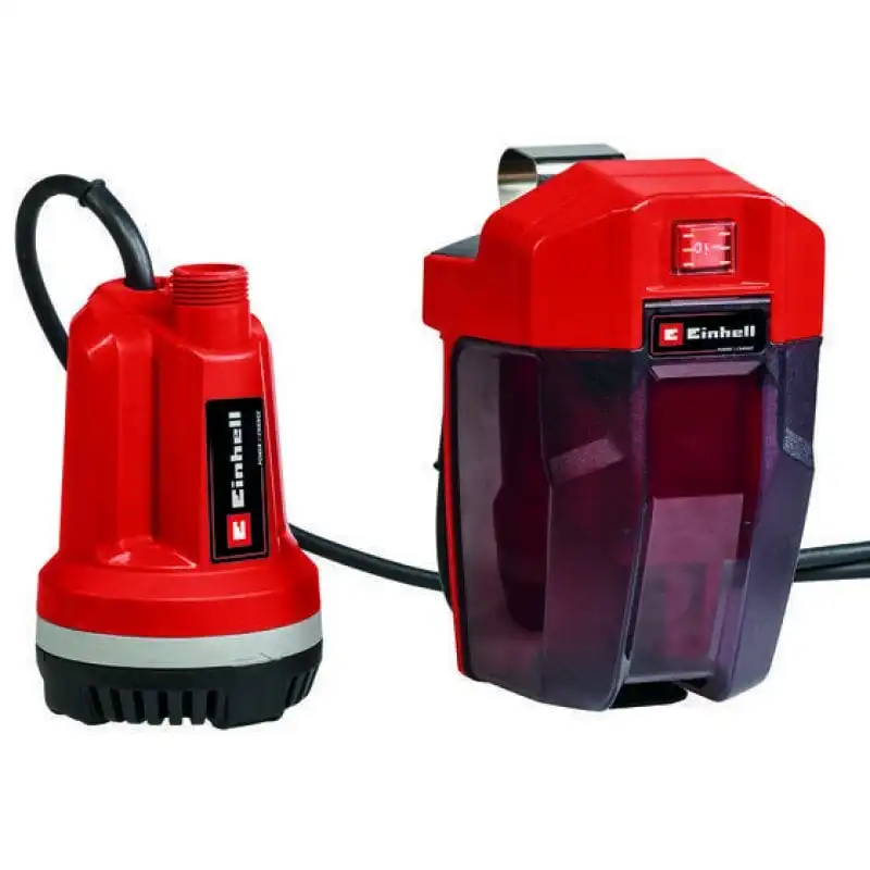 Einhell GE-PP 18 RB Li - Solo Bomba de Agua a Batería Sumergible en Aguas Limpias 3000L/h