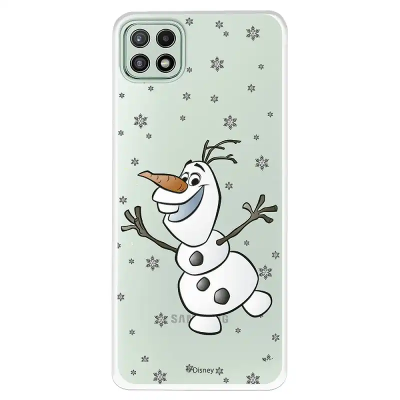 Funda Oficial de Disney Olaf Transparente Frozen para Samsung Galaxy A22 5G