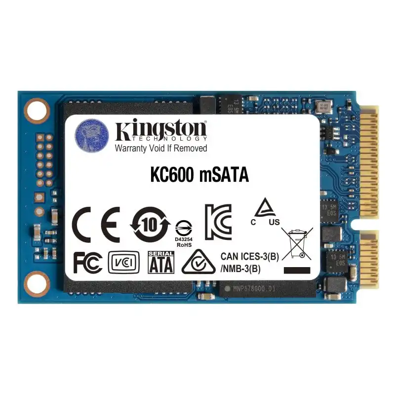 Kingston KC600 SSD 256GB SATA3 mSATA 3D TLC NAND