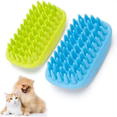 Pawffee Cepillos de baño x2: goma suave, masaje, perros/gatos pelo corto - 1 pieza - Pawffee - Comparador de precios