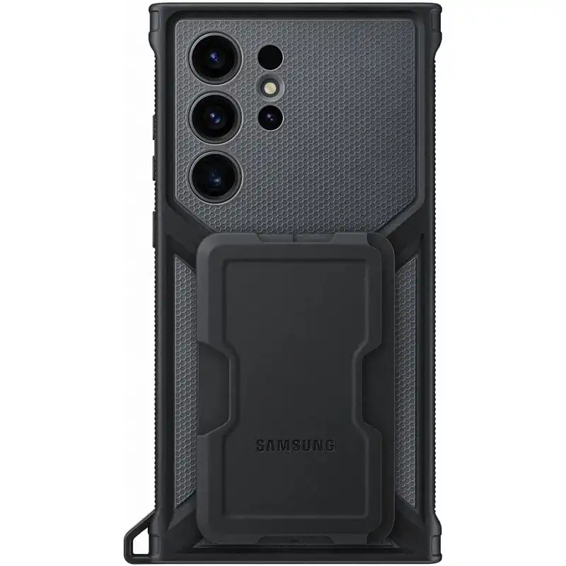 Samsung Rugged Gadget Case Funda Resistente Negra para Galaxy S23 Ultra