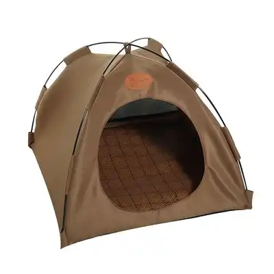 UAMLY Tienda de campaña plegable para mascotas - marrón - Uamly - Comparador de precios