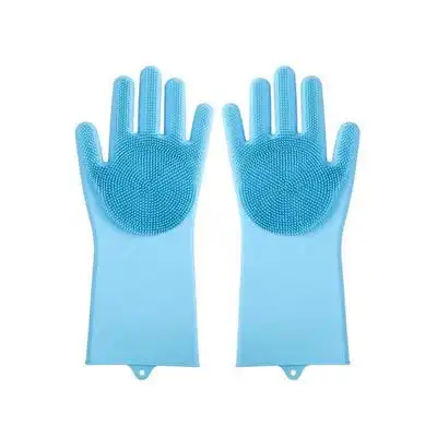 ZooVenture Guante de baño de silicona 2 1 - Guante cepillo antideslizante - Azul - Zooventure - Comparador de precios
