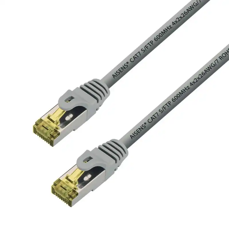 Aisens Cable de Red RJ45 Cat.7 S/FTP 25cm Gris