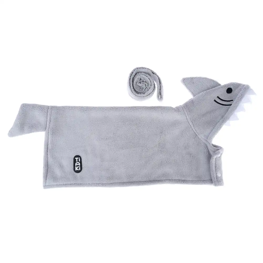 Albornoz para perros TIAKI Tiburón - Longitud de la espalda: aprox. 25 cm
